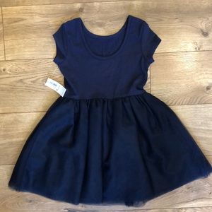 Toddler dress. New with tags. 3T. Navy blue.